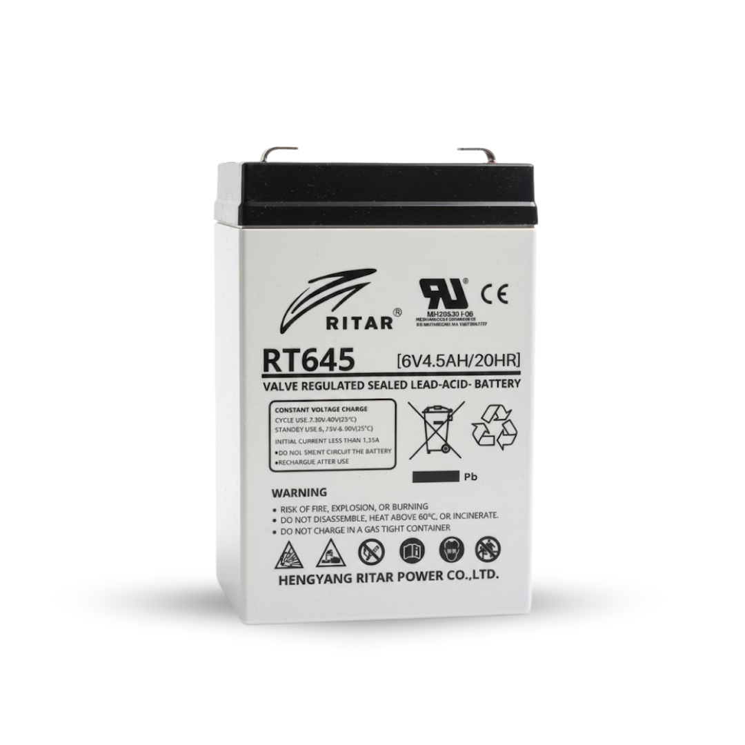 BATERIA AGM RITAR 6V 4.5AH